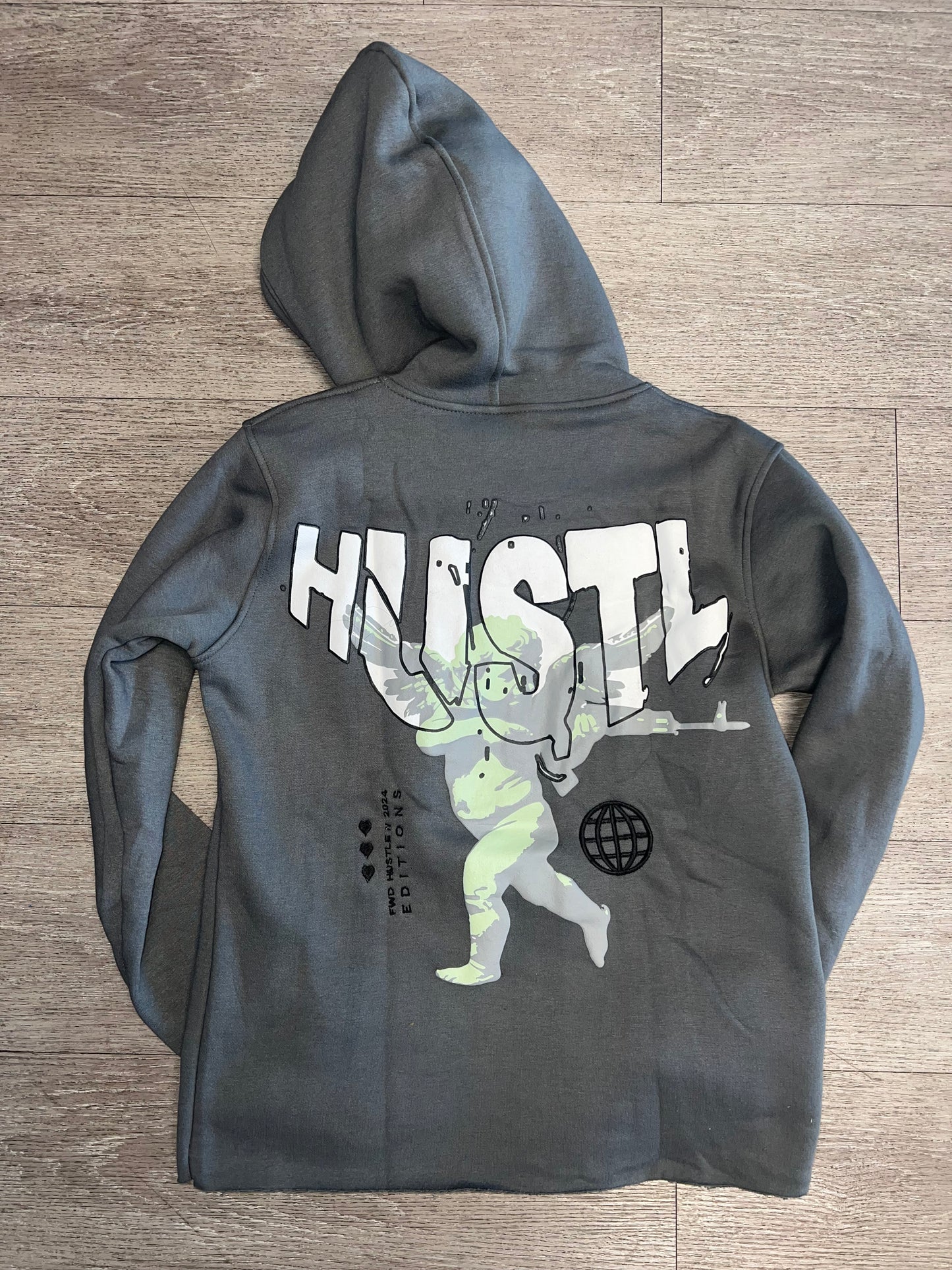 HUSTL Cropped Hoodie